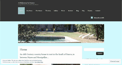 Desktop Screenshot of ahideawayinfrance.com