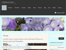 Tablet Screenshot of ahideawayinfrance.com